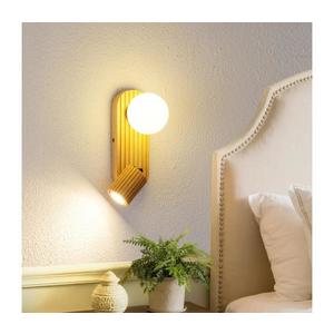 Brilagi - Aplică de perete cu spot MODERN WOOD 1xG9/5W/230V+1xGU10/8W lemn de cauciuc imagine