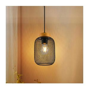 Brilagi - Lampă suspendată pe cablu BASKLITE 1xE27/15W/230V lemn de cauciuc/negru imagine