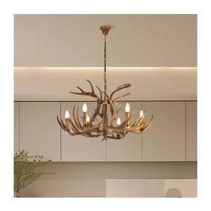Brilagi - Candelabru pe lanț DEER 6xE14/10W/230V Ø 80 cm imagine