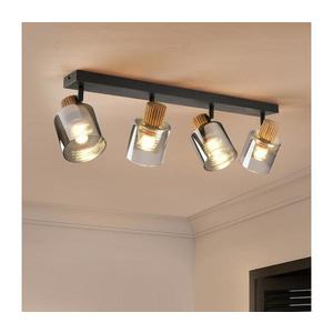 Brilagi - Plafonieră HYGGE cu 4 spoturi, 4xE14/15W/230V, negru/fumuriu imagine