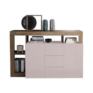 Comodă LENOR, cașmir/stejar imagine