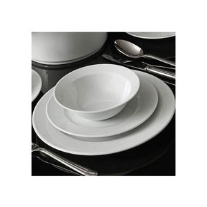 Set de veselă, 53 piese, alb/porțelan imagine