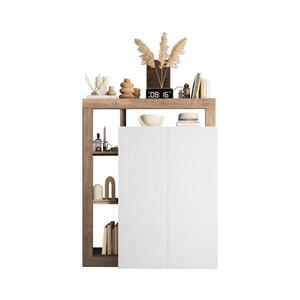 Dulap LENOR, alb/stejar deschis imagine