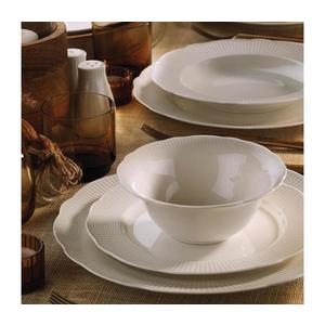 Set de veselă, 26 piese, porțelan alb imagine