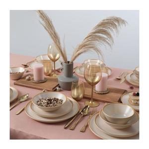 Set de veselă 24 piese bej/ceramică imagine