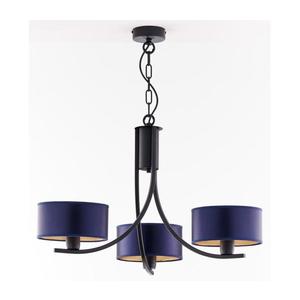 Jupiter 2099 - Lustră pe lanț ARTHUR 3xE27/15W/230V albastru/negru imagine