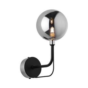 Jupiter 1889 - Aplică de perete ERIS 1xG9/14W/230V crom mat/negru/gri fumuriu imagine