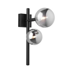 Jupiter 1909 - Aplica de perete NEPTUN 2xG9/14W/230V, negru/gri fumuriu imagine