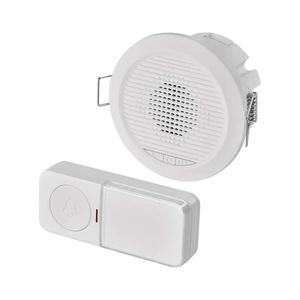 Sonerie fără fir încastrată 230V + 1xCR2032 albă imagine
