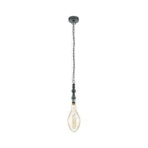 Eglo 79407 - Candelabru LED pe lanț PENSILVA 1xE27/8W/230V negru imagine