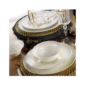 Set veselă 24 piese, porțelan alb imagine