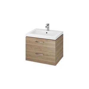 Cersanit S801-148-DSM - Mobilier de baie suspendat LARA 60 cm cu lavoar, nuc imagine