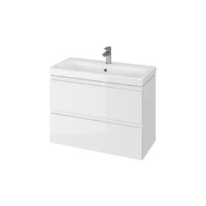 Cersanit S801-225-DSM - Dulap suspendat pentru baie cu lavoar MODUO SLIM, alb imagine