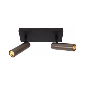 Lucide GRADO 22974/02/15 - Spot 2xGU10/8W/230V negru/maro imagine