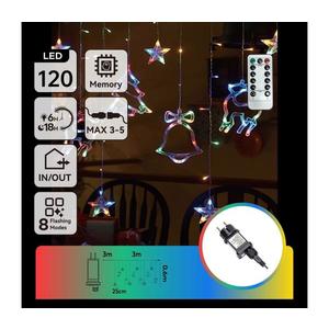 - Ghirlandă luminoasă LED RGBY pentru exterior, 120xLED/6W/230V/8 funcții, 3x0, 6m, IP44 + telecomandă imagine