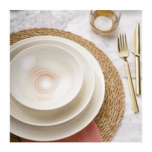 Set veselă 24 piese bej/porțelan imagine