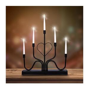 1V280 - Sfesnic LED de Crăciun, 5xLED/2xAA, alb cald imagine