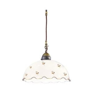 Kolarz NONNA 731.30.161 - Pendul pe cablu, 1xE27/75W/230V, Ø 30 cm, în formă de floare, aur roz imagine