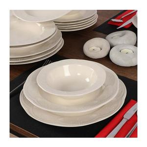 Set de masă 24 piese alb/porțelan imagine