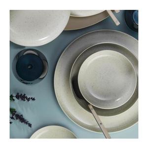 Set de masă 18 piese bej/porțelan imagine