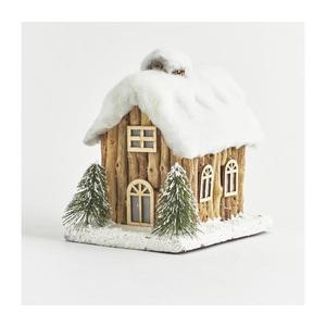 Decorațiune LED de Crăciun pentru exterior, căsuță, 4xLED/2xAA, IP44 imagine