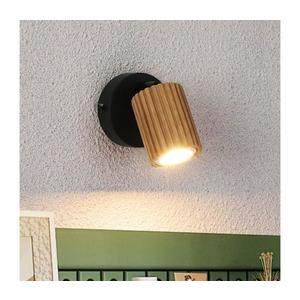 Brilagi - Aplică spot de perete MODERN WOOD 1xGU10/8W/230V lemn de cauciuc/negru imagine