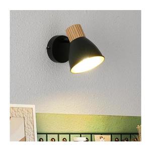 Brilagi - Aplica spot de perete ODENSE 1xE14/10W/230V lemn de cauciuc/negru imagine