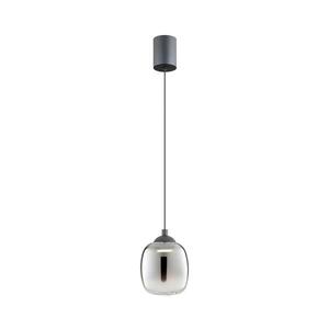 Redo 01-3486 - Lustră KHADI LED suspendată pe cablu, 6W, 230V, CRI90, Ø12 cm, negru/fumuriu imagine