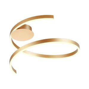 Plafonieră LED dimmabilă SCROLL, 38W/230V, auriu - Redo 01-4011 imagine