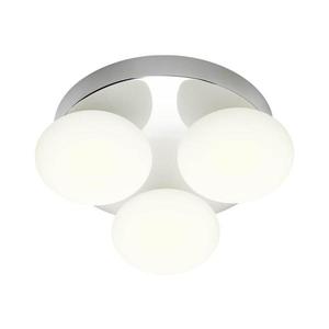 Redo 01-4306 - Plafonieră LED pentru baie OVUM, 3 x 5 W, 230 V, IP44, crom imagine