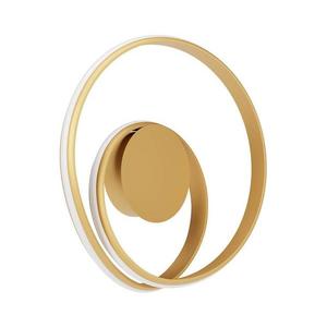 Redo 01-4355 - Aplica de perete TORSION, LED dimabilă, 30W/230V, aurie imagine