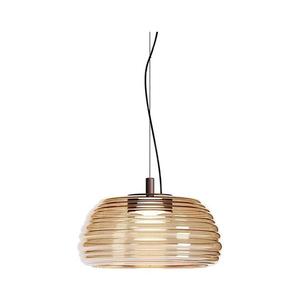 Redo 01-4540 - Lustră LED dimabilă pe cablu ONDULA LED/12W/230V bej/fumuriu imagine