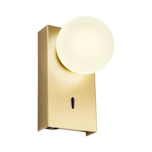 Redo 01-4657 - Aplică LED de perete NORMA LED/5W/230V CRI 90 USB aurie imagine