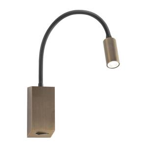 Redo 01-4802 - Lampă flexibilă LED HELLO, 3W, 230V, bronz imagine