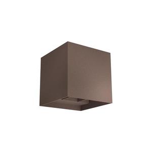 Redo 90298 - Aplică LED de exterior VARY, 2x LED de 10 W, 230 V, 3000 K, IP54, maro imagine