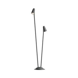 Redo 90711 - Lampă LED de exterior NIVALIS 2xLED/6, 9W/230V 110 cm IP65 antracit imagine