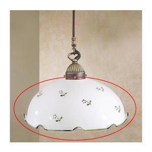 Sticlă de schimb universală NONNA E27, Ø 20 cm, alb/verde imagine