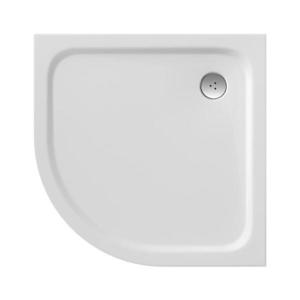 Ravak XA244401010 - Cadă de duș în formă de sfert de cerc ELIPSO 80x80 cm, albă imagine