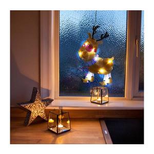 Ren decorativ LED de Crăciun, 8xLED/3xAAA, alb rece imagine