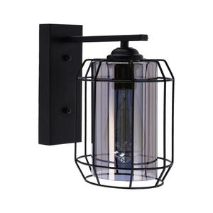 Lampă de perete JONERA 1xE27/40W/230V negru imagine