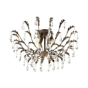 ONLI - Plafonieră TERESA 5xE14/6W/230V bronz imagine