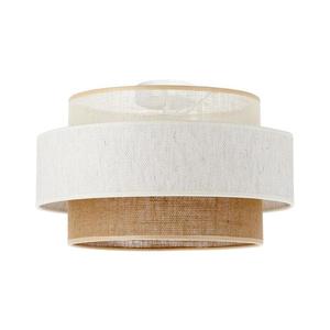 Plafonieră BOHO, 1 x E27, 60 W, 230 V, Ø 40 cm, alb/jută imagine