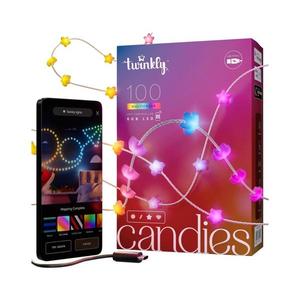 Instalație LED RGB dimabilă de Crăciun 100xLED 8 m USB Wi-Fi Twinkly TWKS100RGB-T imagine