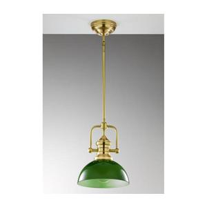 Pendul pe tijă PLATINO Jupiter 2073 1xE27/15W/230V verde/auriu imagine
