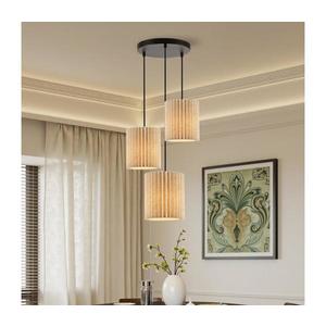 Brilagi - Pendul pe cablu NORDIC WAVE, 3x E27/15W/230V, Ø 38 cm, in/negru imagine