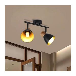 Brilagi - Spot ODENSE 2xE14/10W/230V lemn de cauciuc/negru imagine