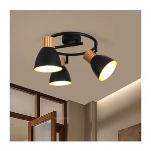 Brilagi - Lampă ODENSE cu 3 spoturi 3xE14/10W/230V lemn de cauciuc/negru imagine