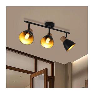 Brilagi - Aplică spot ODENSE 3xE14/10W/230V lemn de cauciuc/negru imagine