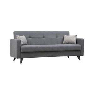 Canapea extensibilă KORFU, 3 locuri, gri închis imagine