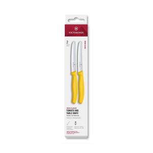 Victorinox - Set de 2 cuțite pentru legume SWISS CLASSIC, lamă 11 cm, galben imagine